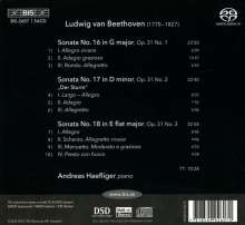 Ludwig van Beethoven (1770-1827): Klaviersonaten Nr.16-18, Super Audio CD