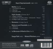 Karol Szymanowski (1882-1937): Mythen für Violine &amp; Klavier op.30, Super Audio CD