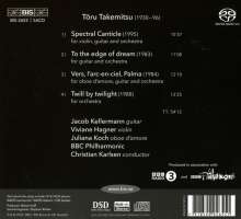 Toru Takemitsu (1930-1996): Spectral Canticle für Violine, Gitarre &amp; Orchester (SACD), Super Audio CD