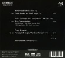 Johannes Brahms (1833-1897): Klaviersonate Nr.1 op.1, Super Audio CD