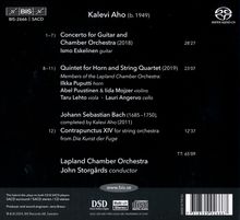 Kalevi Aho (geb. 1949): Konzert für Gitarre &amp; Kammerorchester, Super Audio CD