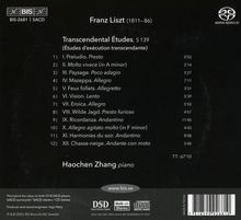 Franz Liszt (1811-1886): Etudes d'execution transcendante, Super Audio CD