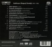 Kaikhoshru Sorabji (1892-1988): Vokalwerke &amp; Kammermusik, Super Audio CD