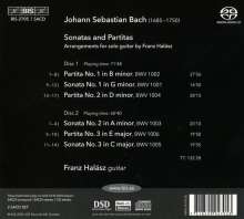 Johann Sebastian Bach (1685-1750): Sonaten &amp; Partiten BWV 1001-1006 für Gitarre, 2 Super Audio CDs