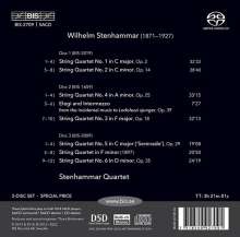 Wilhelm Stenhammar (1871-1927): Sämtliche Streichquartette, 3 Super Audio CDs