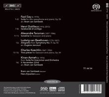 BIS-2716 | SACD. Werke von Say, Dutilleux, Tansman, Beethoven, Koechlin, Azmeh. Arrangements von Bram van Sambeek.