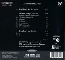 John Pickard (geb. 1963): Symphonien Nr.2 &amp; 6, Super Audio CD