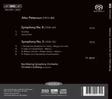 BIS-2740 | SACD. Allan Pettersson: Symphonies No. 8 & 3. Norrköping Symphony, Christian Lindberg. tt: 84'01.
