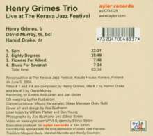 Henry Grimes (1935-2020): Live At The Kerava Jazz Festival, CD