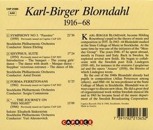 Karl-Birger Blomdahl (1916-1968): Symphonie Nr.3 "Facetter", CD