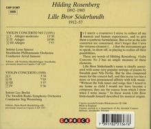 Hilding Rosenberg (1892-1985): Violinkonzert Nr.2, CD