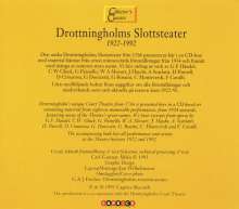 Drottningholms Slottsteater 1922-1992, CD