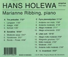 Hans Holewa (1905-1991): Klavierwerke, CD