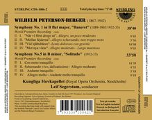 Wilhelm Peterson-Berger (1867-1942): Symphonien Nr.1 &amp; 5, CD