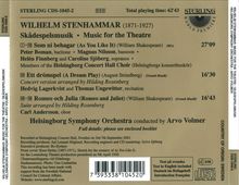 Wilhelm Stenhammar (1871-1927): Musik für das Theater, CD