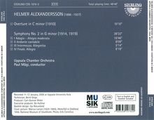 Helmer Alexandersson (1886-1927): Symphonie Nr.2 g-moll, CD