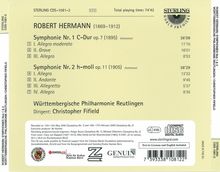 Robert Hermann (1869-1912): Symphonien Nr.1 &amp; 2 (op.7 C-Dur &amp; op.11 h-moll), CD