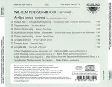 Wilhelm Peterson-Berger (1867-1942): Arnljot (Ausz.), CD