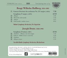 Bengt Wilhelm Hallberg (1824-1883): Symphonie F-Dur, CD