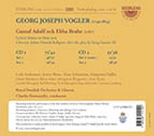 Georg Joseph Vogler (1749-1814): Gustaf Adolf och Ebba Brahe, 2 CDs