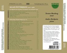 Allan Pettersson (1911-1980): Sämtliche Lieder, CD