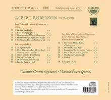 Albert Rubenson (1826-1901): Klavierlieder, CD