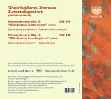 Torbjörn Iwan Lundquist (1920-2000): Symphonien Nr.3 &amp; 4, CD
