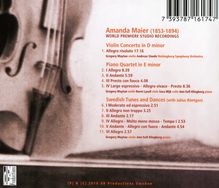 Amanda Maier-Röntgen (1853-1894): Violinkonzert d-moll, CD