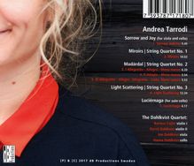 Andrea Tarrodi (geb. 1981): Streichquartette Nr.1-3, CD