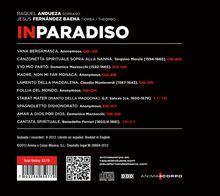 Raquel Andueza - In Paradiso, CD