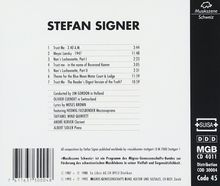 Stefan Signer (geb. 1951): Kammermusik "More Music from the Gas Station", CD