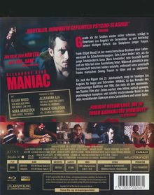Alexandre Ajas Maniac (Blu-ray), Blu-ray Disc