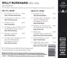 Willy Burkhard (1900-1955): Orgelwerke, 2 CDs