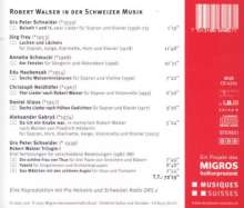 Robert Walser in der Schweizer Musik, CD