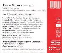 Othmar Schoeck (1886-1957): Penthesilea (Oper in einem Akt), 2 CDs