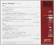 Heinz Holliger (geb. 1939): Atembogen für Orchester, 2 CDs