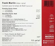 Frank Martin (1890-1974): Cantate pour le temps de Noel, CD