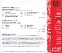 Domenic Janett (geb. 1949): Ländler-Rhapsodie, CD