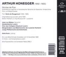 Arthur Honegger (1892-1955): Nicolas de Flue (Dramatische Legende), CD
