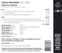 Adolf Brunner (1901-1992): Markus-Passion, 2 CDs