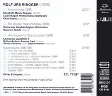 Rolf Urs Ringger (1935-2019): Aria Amorosa, CD
