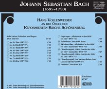 Johann Sebastian Bach (1685-1750): Acht kleine Präludien &amp; Fugen BWV 553-560, CD