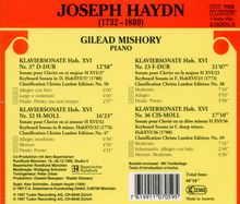 Joseph Haydn (1732-1809): Klaviersonaten H16 Nr.23,32,36,37, CD