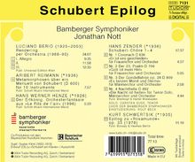 Bamberger Symphoniker - Schubert Epilog, CD