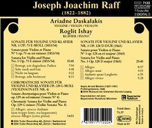 Joachim Raff (1822-1882): Violinsonaten Nr.1,3,4, CD