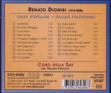 Renato Dionisi (1910-2000): Canti Populari, CD