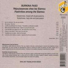 Burkina Faso-Festivities, CD
