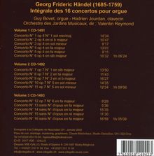 Georg Friedrich Händel (1685-1759): Orgelkonzerte Nr.1-16, 3 CDs