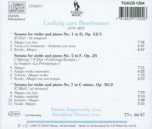 Ludwig van Beethoven (1770-1827): Violinsonaten Nr.1,5,7, CD