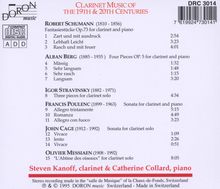 Steven Kanoff - Clarinet Music of the 19th &amp; 20th Centuries, CD